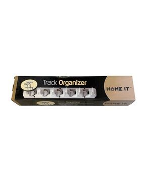 New Home It Wall Track Organizer for Brooms Mops 5 Positions